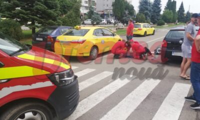 Ce s-a întâmplat când un taximetrist a lovit o femeie pe trecerea din Vaslui?