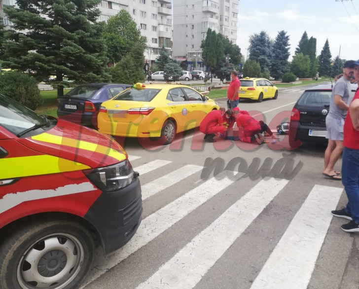 Ce s-a întâmplat când un taximetrist a lovit o femeie pe trecerea din Vaslui?