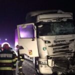 Ce s-a întâmplat pe autostrada A10 între Alba Iulia și Teiuș cu cele două TIR-uri?