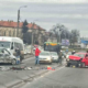 Ce s-a întâmplat pe podul Decebal? Accident cu mașini avariate și trafic blocat!