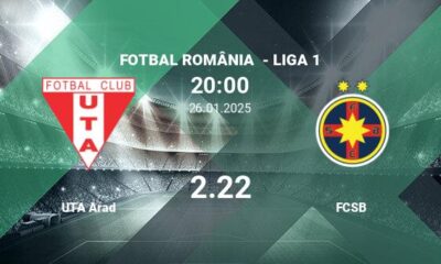 Ce șanse are UTA Arad în confruntarea cu FCSB? Ponturi de pariu utile!