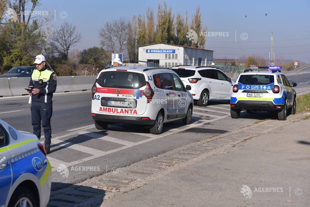 Accident pe A2, la Medgidia: Ce s-a întâmplat cu cele trei mașini implicate?