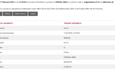 Ce a provocat cutremurul de 3,2 la Arad, la doar 2 kilometri adâncime?