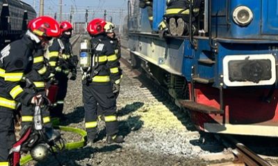 Ce s-a întâmplat în Gara Arad, când o locomotivă a luat foc?