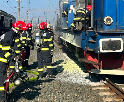 Ce s-a întâmplat în Gara Arad, când o locomotivă a luat foc?