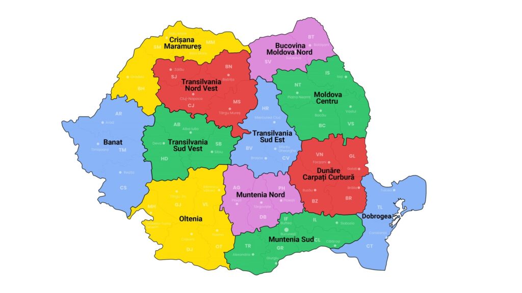 Se vor unifica cele 41 de județe în 12 regiuni? Vor dispărea reședințele din Bihor, Arad, Hunedoara și Alba?