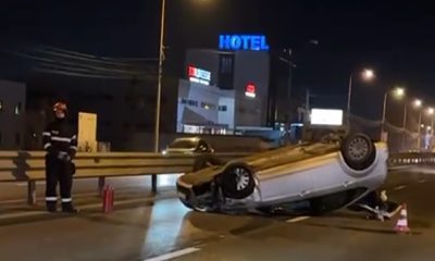 Ce detalii sunt disponibile despre accidentul grav cu o mașină răsturnată în Timișoara?