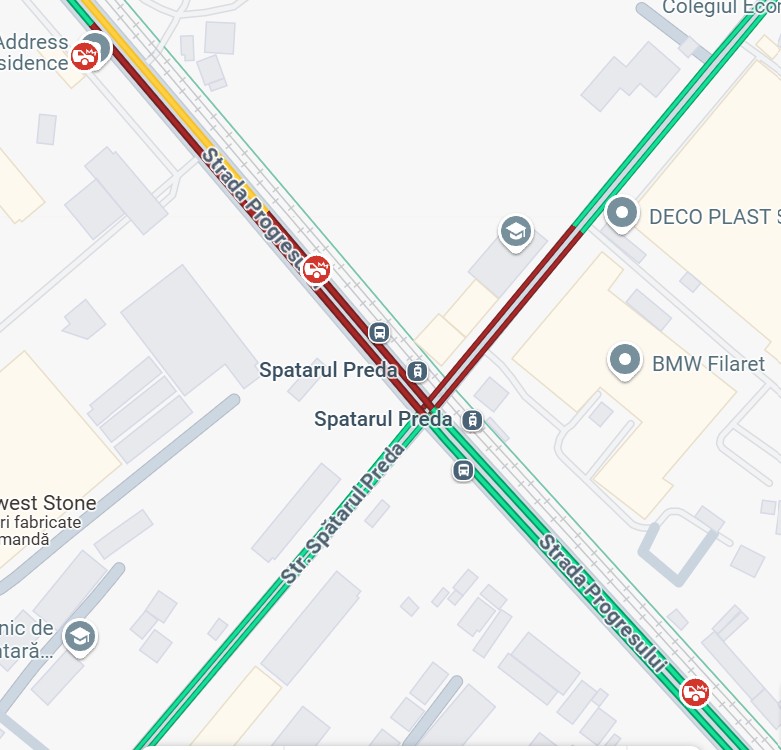 Ce s-a întâmplat la intersecția Șoseaua Progresului cu Strada Spătarul Preda?