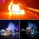 Ce s-a întâmplat pe autostrada A1, unde un incendiu și un accident au creat panică?