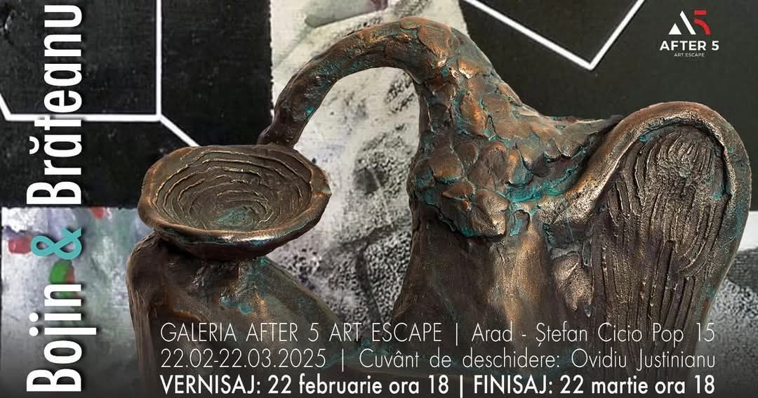 Ce surprize pregătește After 5 Art Escape la finisajul expoziției „Bojin & Brăteanu”?