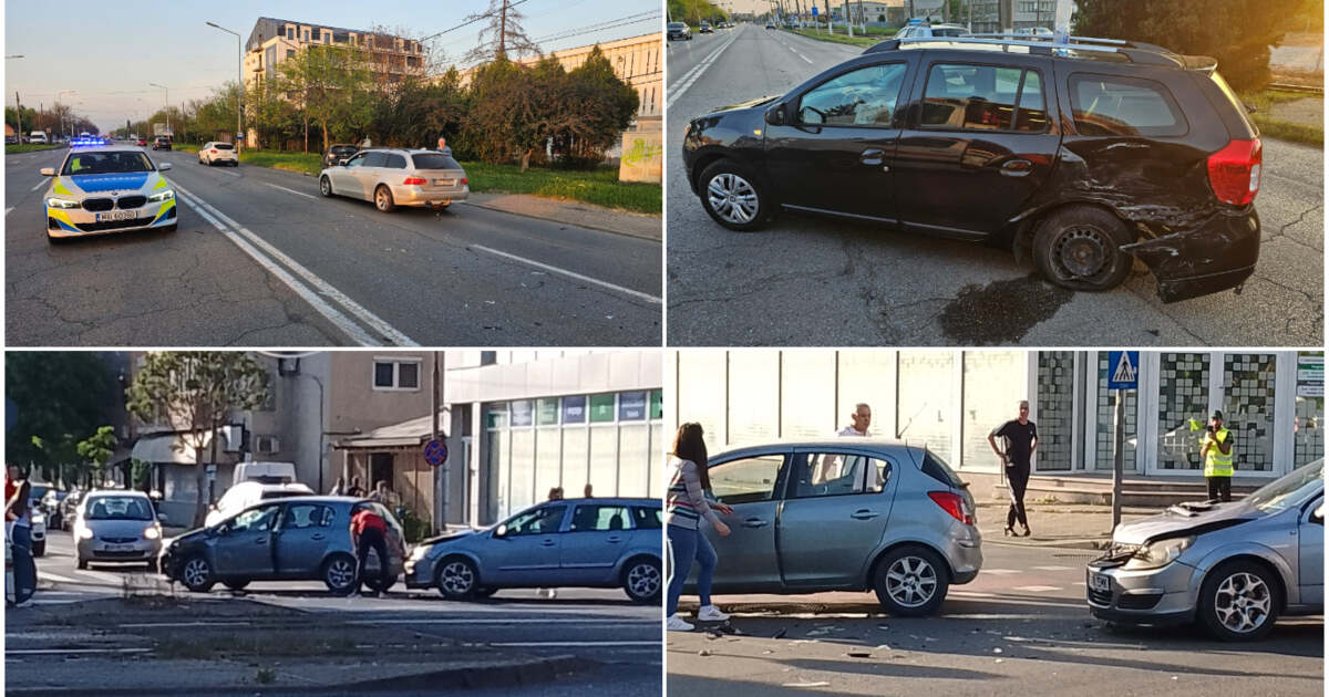 Ce s-a întâmplat într-o oră: două accidente și trei răniți?
