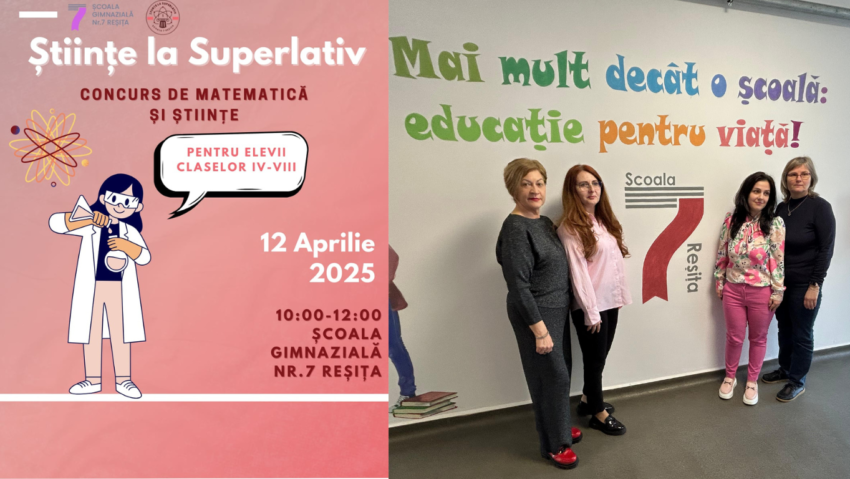 Ce surprize aduce concursul de matematică și științe de la Școala Nr. 7 din Reșița?  - Stiri Resita