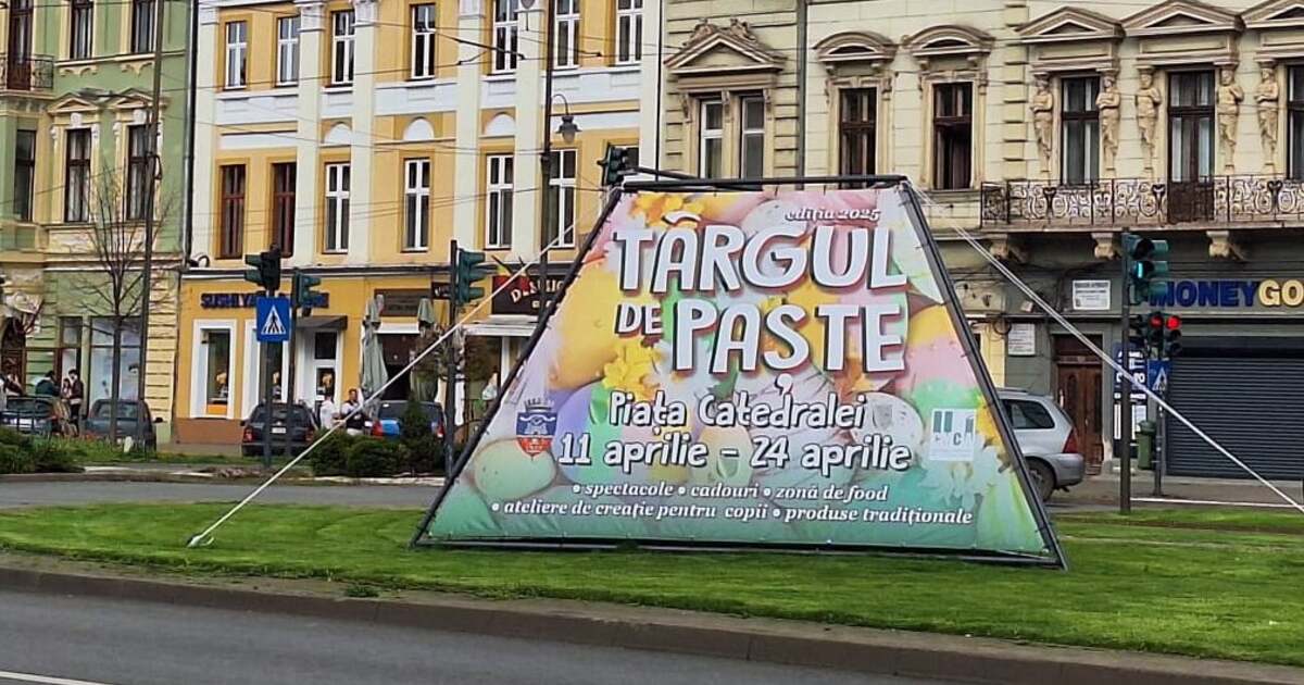 Cum va afecta Târgul de Paște circulația în zona Pieței Catedralei?