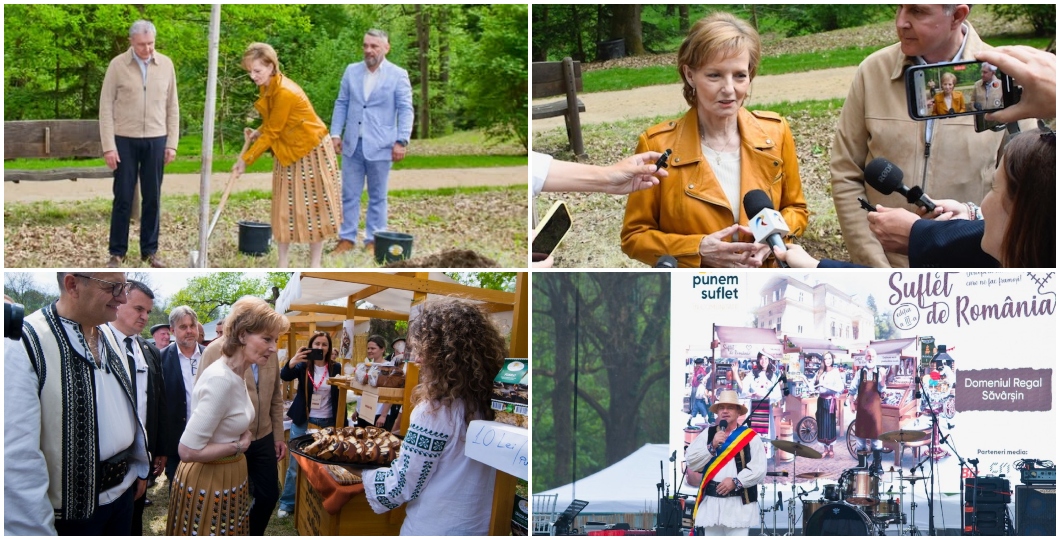 De ce a plantat Familia Regală un copac la Săvârșin în onoarea Papei Francisc?
