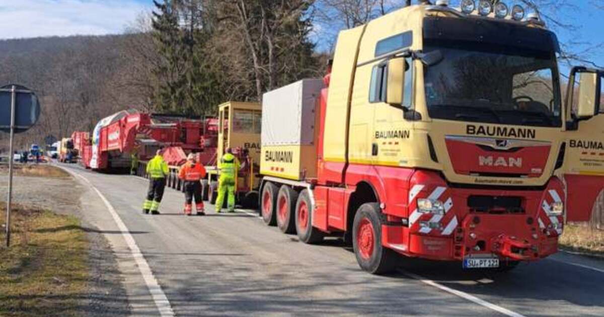 Va ajunge un nou transport agabaritic în România prin Nădlac sâmbătă?