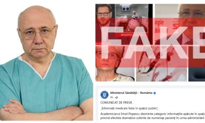 Ce a spus Dr. Irinel Popescu despre escrocheria dezmințită de Special Arad?