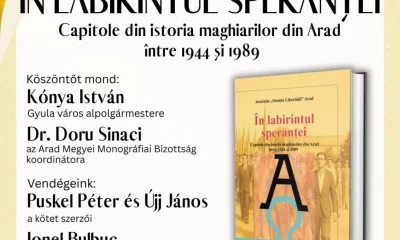 Ce povești neștiute ascunde volumul ”În labirintul speranței” despre maghiarii din Arad?