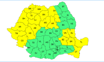 Ce surprize ne așteaptă în Arad și alte 20 de județe cu acest cod galben de vreme severă?