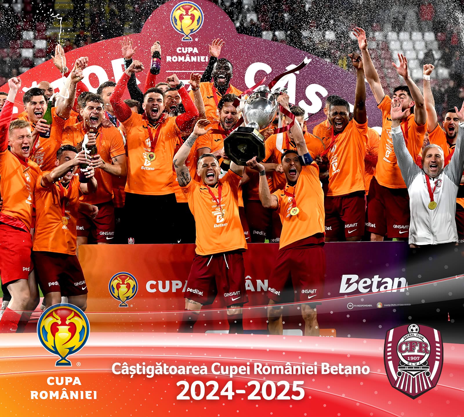 Cine a câștigat finala Cupei României la Arad: CFR Cluj sau Sibiu?