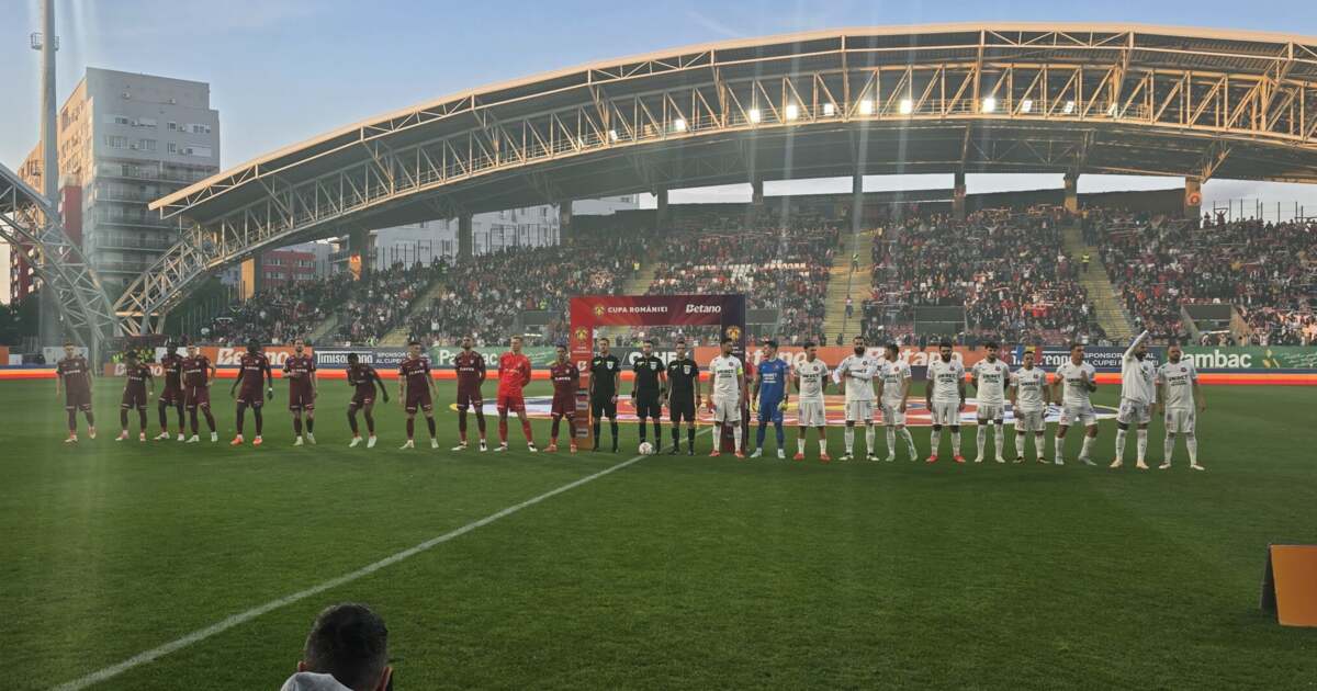 Cum arată prima repriză CFR Cluj – Hermannstadt din finala Cupei României?