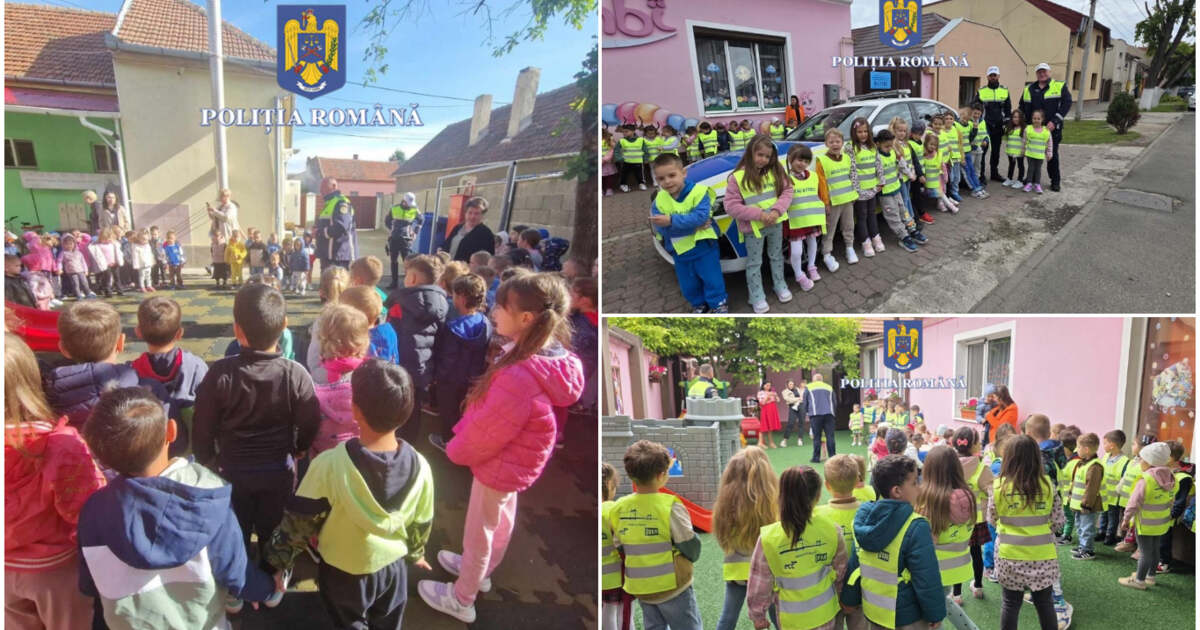 Cum se desfășoară educația rutieră la grădinițele din Arad?