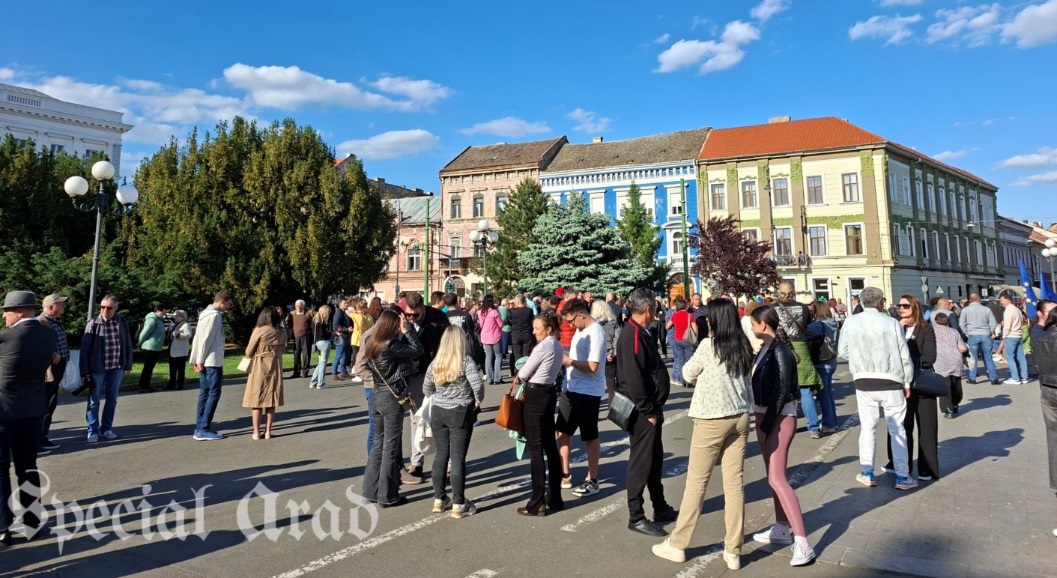 De ce au ieșit circa 200 de arădeni la protestul „Ro, rămâi! Un singur drum: Europa”?