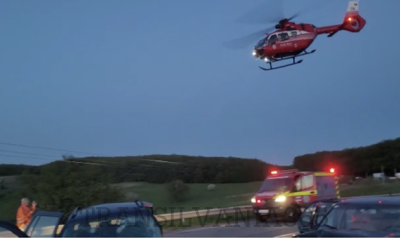 Ce a provocat accidentul grav de la Rupea pe DN13, cu doi șoferi încarcerați?