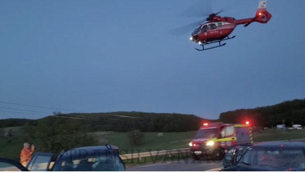 Ce a provocat accidentul grav de la Rupea pe DN13, cu doi șoferi încarcerați?