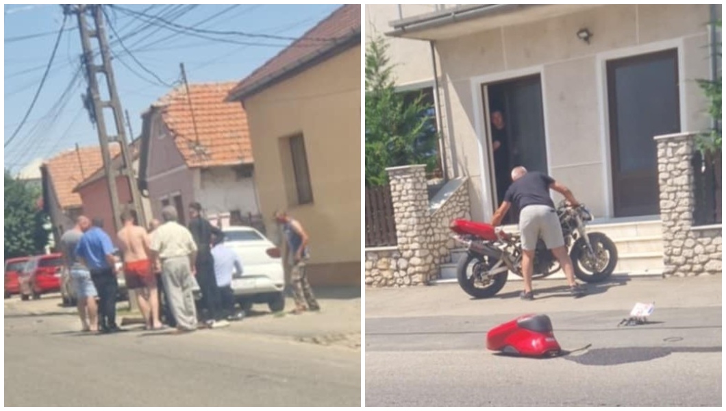 Ce s-a întâmplat cu motociclistul rănit în accidentul din Aradul Nou?