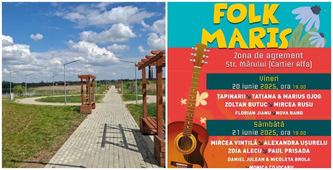 Ce surprize ne aduce festivalul „Folk Maris” în noul parc de pe Mărului?