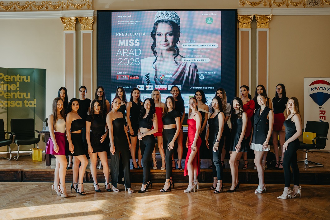 Cine vor fi cele 15 frumoase finaliste la Miss Arad, ediția din septembrie?