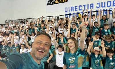 Cum au îmbinat 300 de copii sportul cu inspirația de la campioana Sabrina Maneca Voinea?