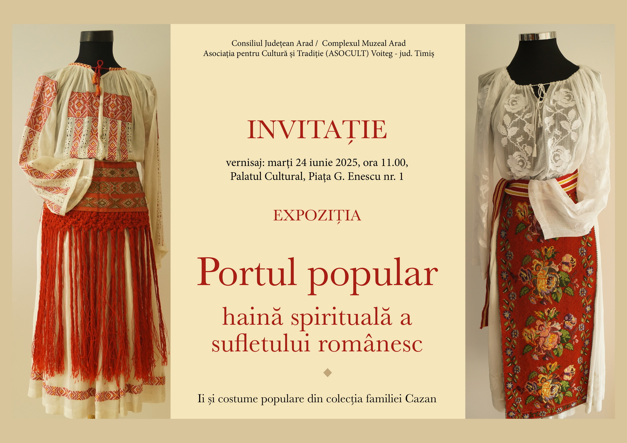 Cum poți beneficia de intrare gratuită la Complexul Muzeal Arad de Ziua Iei?