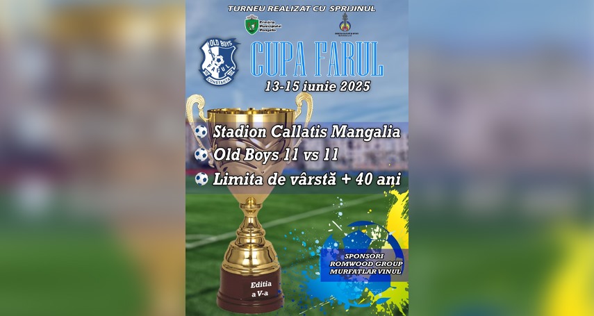 Ești pregătit pentru spectacolul fotbaliștilor la a cincea ediție a „Cupei Farul“?