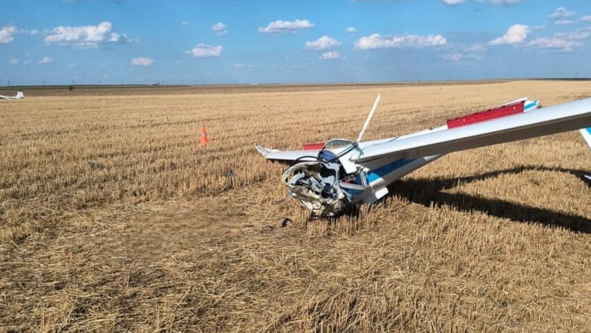 Ce s-a întâmplat cu planorul care s-a prăbușit între Caracal și Drăghiceni?