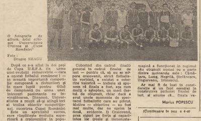Ce scria „Sportul” acum 42 de ani despre finala cu Craiova Maxima?