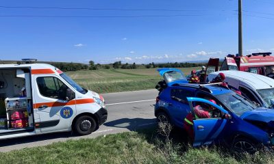 Ce s-a întâmplat pe DJ 107C, la Vințu de Jos? Trei răniți într-un accident auto!