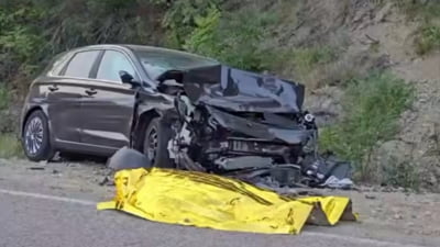 Ce s-a întâmplat pe DN 57 în Mehedinți? Doi morți și polițiști implicați! VIDEO