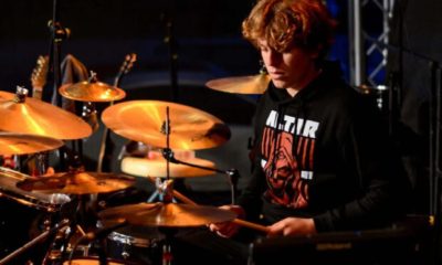 Cum a impresionat toboșarul reșițean de 14 ani, Alex Țibrea, pe Bon Jovi?  - Stiri Resita