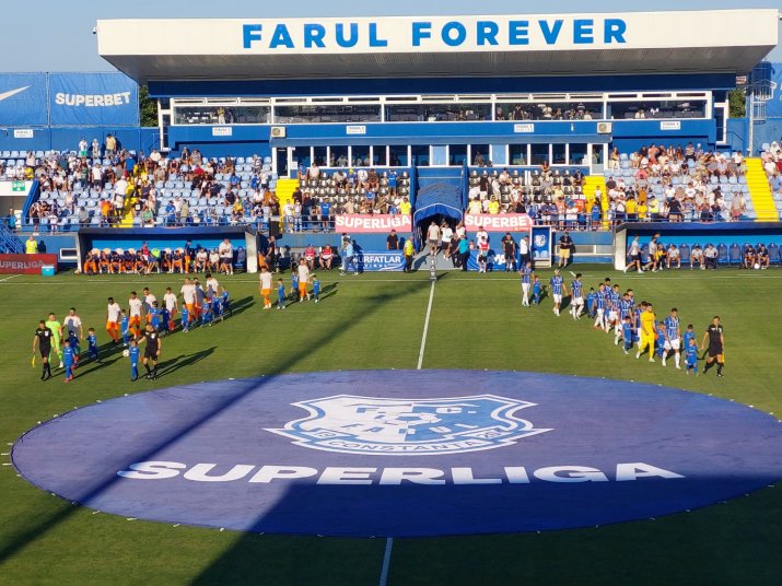Farul, lider în clasament: Cum a obținut victoria acasă în Superligă?