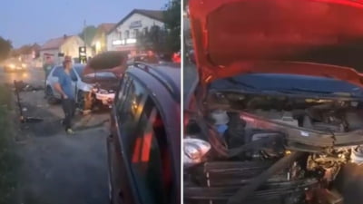 Ce s-a întâmplat în Timiș? Accident cu 7 răniți și doi copii internați! VIDEO