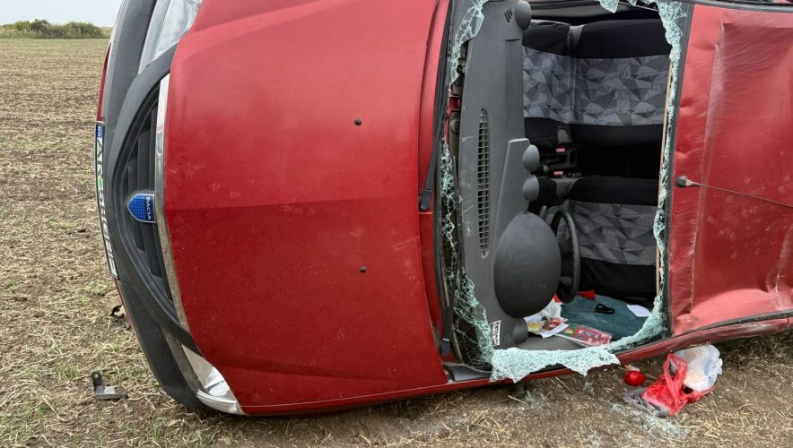 Ce s-a întâmplat la accidentul dintre Olari și Sintea Mică? Galerie foto aici!