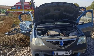 Cum a fost lovită o mașină de tren în Dâmbovița, provocând moartea șoferului?