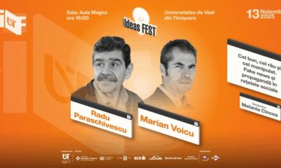 Ce idei revoluționare au adus Radu Paraschivescu și Marian Voicu la Timișoara Ideas Fest?