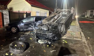 Ce s-a întâmplat în accidentul spectaculos de pe strada Constituției din Arad?