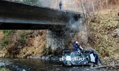Ce s-a întâmplat la Raliul Argeșului când o mașină a căzut în râu?