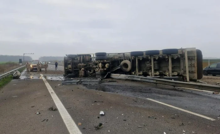 Cum au intervenit militarii francezi pentru a salva un șofer de TIR pe A3?