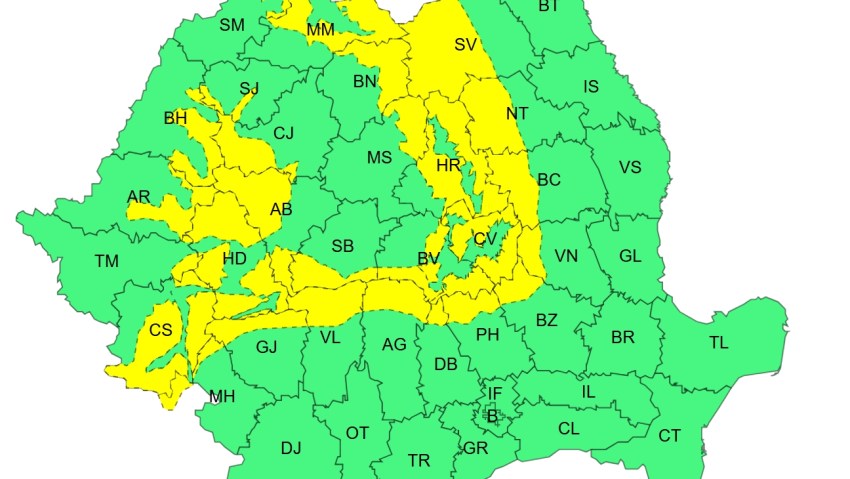 Ce pericole aduce codul galben de vânt puternic și ninsori viscolite în Caraș-Severin?  - Stiri Resita